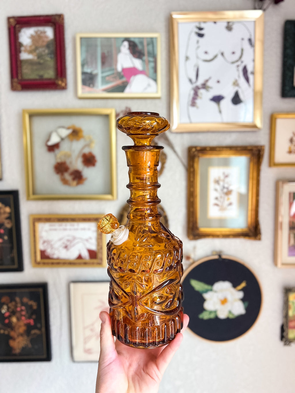 Amber Jim Beam Decanter
