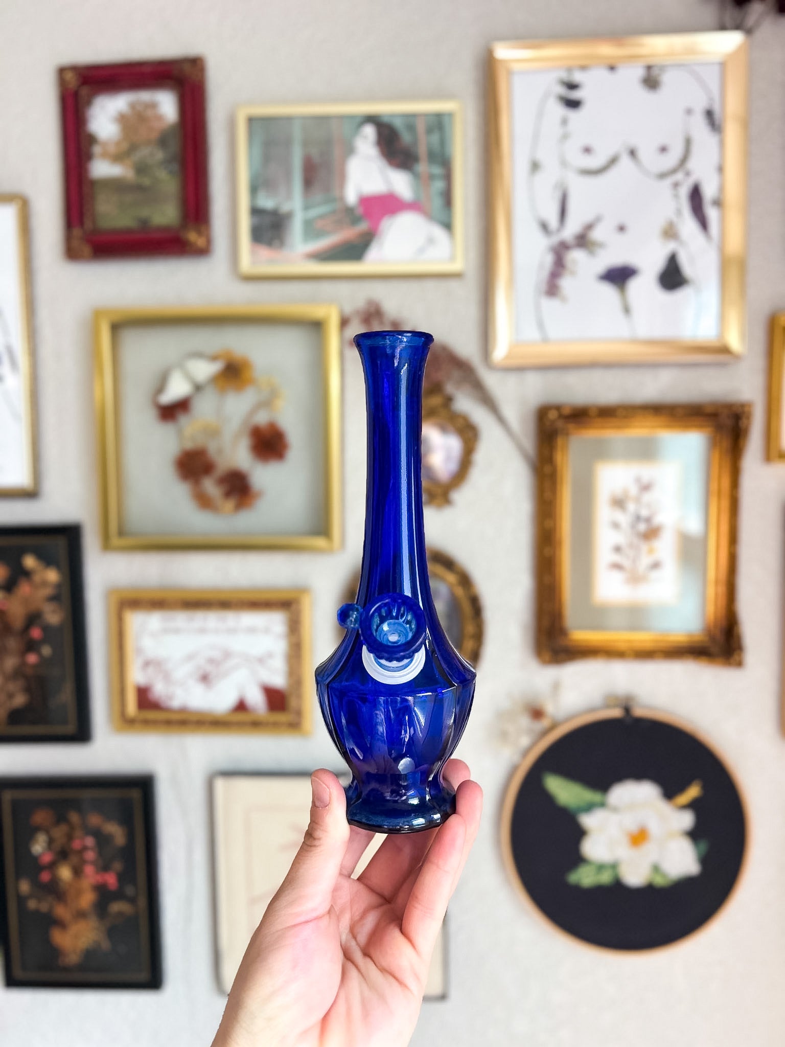 Cobalt Blue Bud Vase