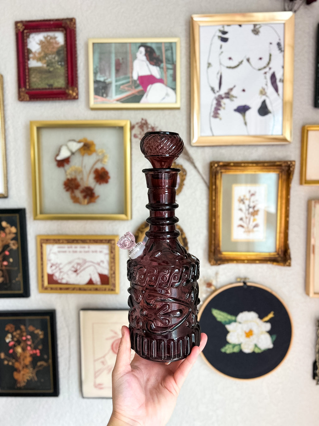 Amethyst Jim Beam Decanter