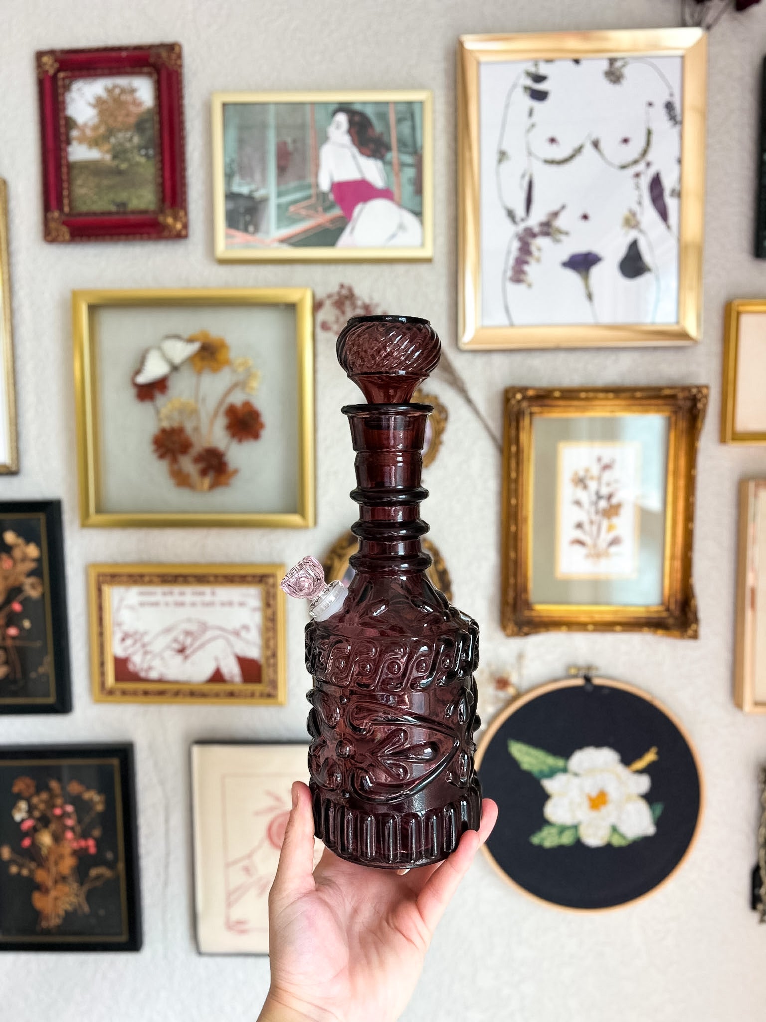 Amethyst Jim Beam Decanter