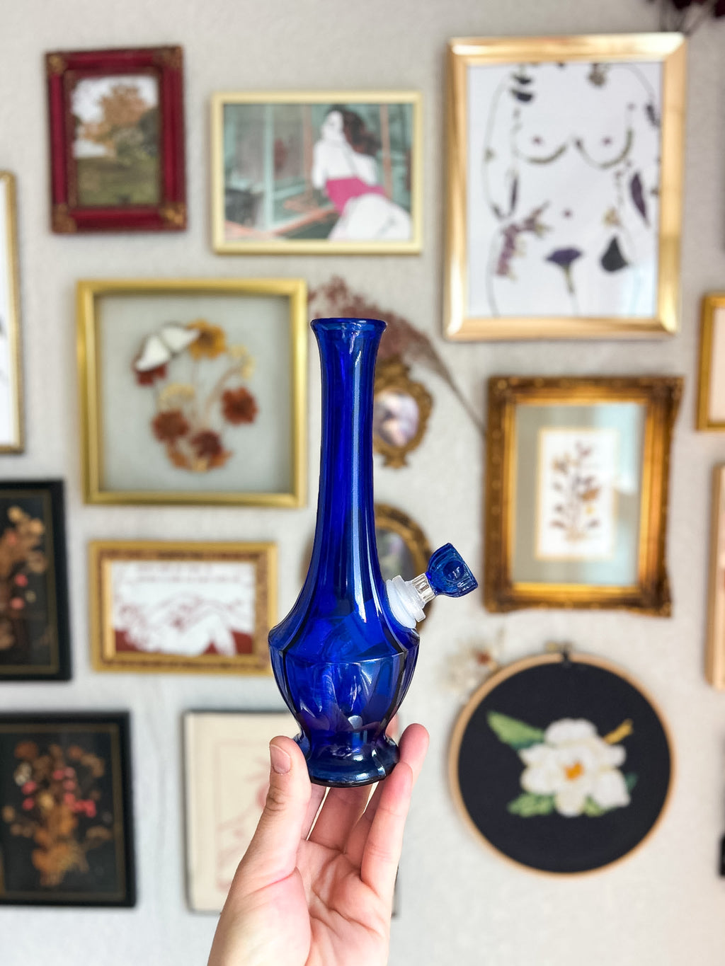 Cobalt Blue Bud Vase